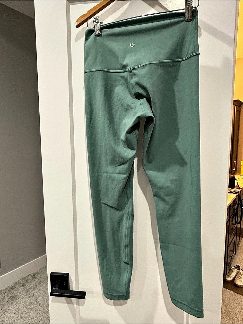 lululemon Align High-Rise Pant 25" Green Leggings Size 6